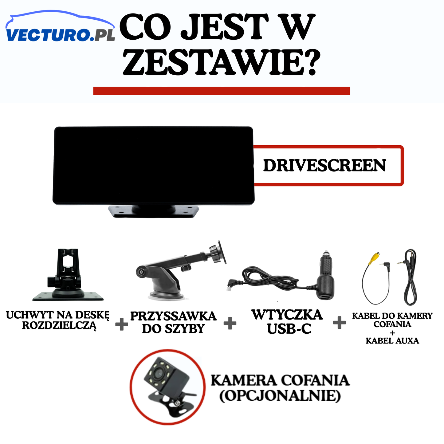Ekran DriveScreen 10.26 cala